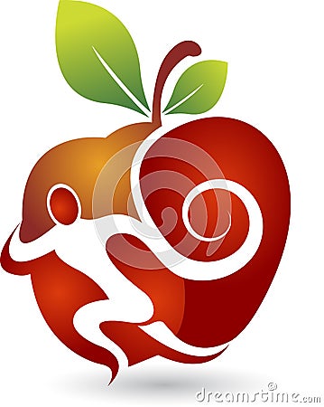 Active apple logo Stock Photo