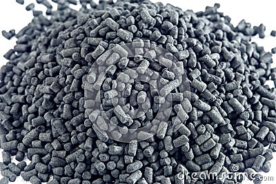 Active coal for filters Stock Photo