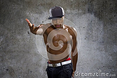 Active Muscle Man Stock Photo