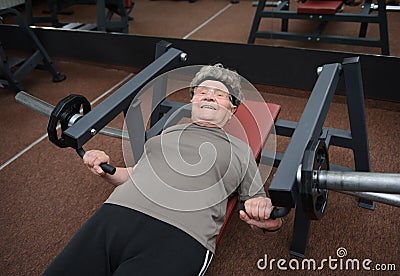 Active senior Stock Photo