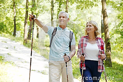 Active seniors Stock Photo