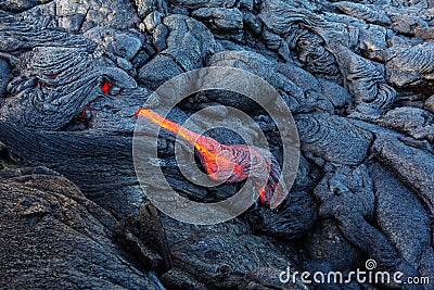 Active volcano Stock Photo