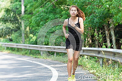 Activity beauty women runing Stock Photo