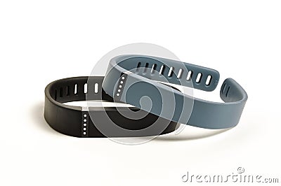 Activity fitness trackers Stock Photo