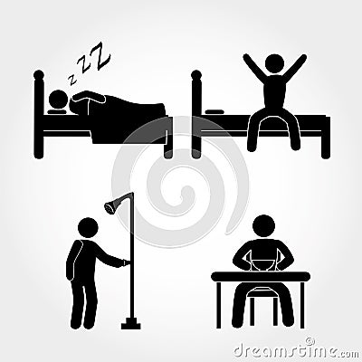 Activity icons Vector Illustration