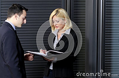 Activity report Stock Photo