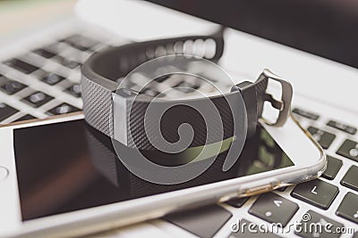 Activity Tracker Stock Photo