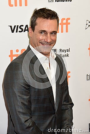 Actor John Hamm at premiere of Lucy In The Sky at TIFF19 Editorial Stock Photo