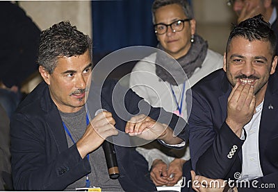 Actors paolo genovese and actor pio Editorial Stock Photo