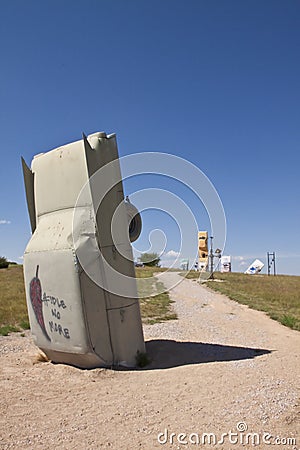 Actraction of carhenge,nebraska usa Stock Photo
