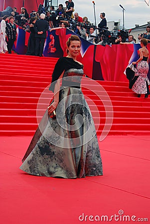 Actress Ekaterina Guseva at Moscow Film Festival Editorial Stock Photo