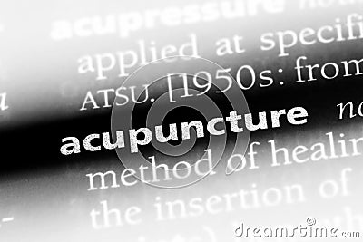 acupuncture Stock Photo