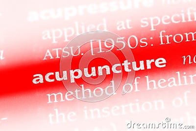 acupuncture Stock Photo