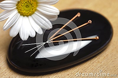 Acupuncture Stock Photo