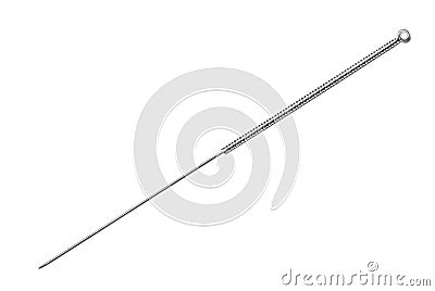 Acupuncture needle Stock Photo