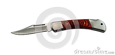 Acute open knife Stock Photo