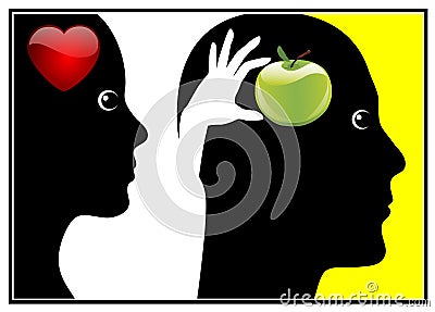 Adam and Eve Stock Photo