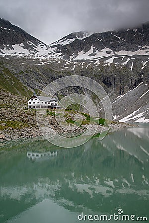 Adamello group, Italian Alps, high altitude lake Stock Photo