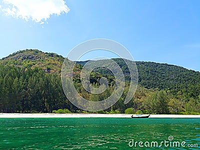 Adang Island. Island in the Andaman Sea. Stock Photo