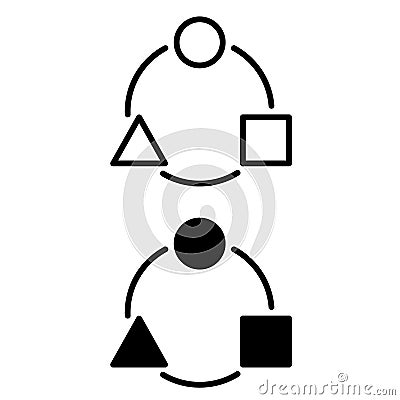 Adaptation vector icon. adapt illustration sign. change symbol. adaptability logo. Cartoon Illustration