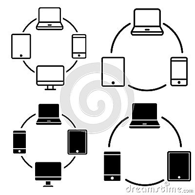 Adaptation vector icon. adapt illustration sign. change symbol. adaptability logo. Vector Illustration