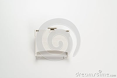 ADAPTER CAM module for digital card, for TV on a white background. Stock Photo