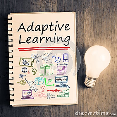 Adaptive Learning Stock Photo