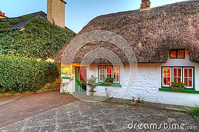 Adare cottage house Stock Photo