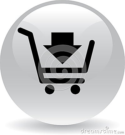 Add to cart web button Vector Illustration