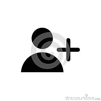 Add User Icon. Vector people icon. New Profile vector icon. Person illustration. Business User Icon. User Group symbol Vector Illustration