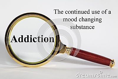 Addiction Concept Stock Photo