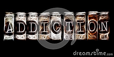 Addiction concept Stock Photo