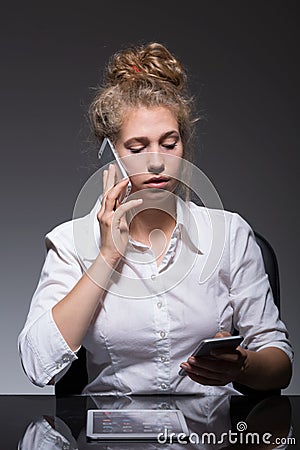 Additional tasks at work Stock Photo