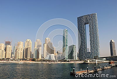 The Address Beach Resort, Dubai Editorial Stock Photo