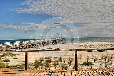 Adelaide Beach Stock Photo
