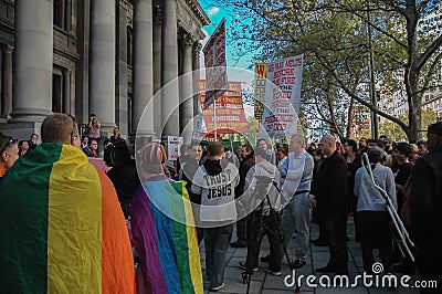 Adelaide Marriage Equality Editorial Stock Photo