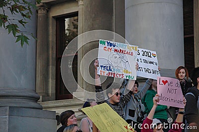 Adelaide Marriage Equality Editorial Stock Photo