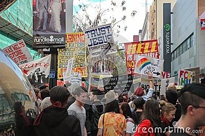 Adelaide Marriage Equality Editorial Stock Photo