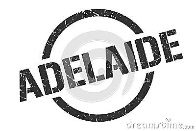 Adelaide stamp. Adelaide grunge round isolated sign. Vector Illustration