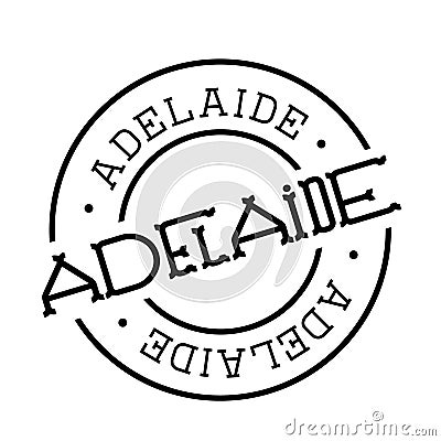 Adelaide stamp on white Vector Illustration