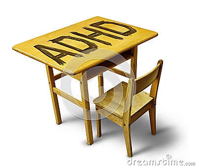 ADHD Concept Stock Photo