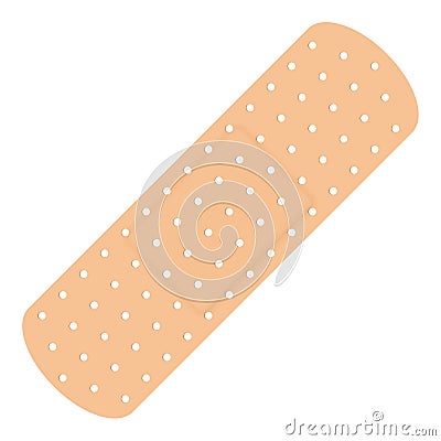 Adhesive Bandage Vector Illustration