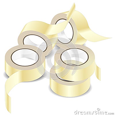 Adhesive tape Vector Illustration