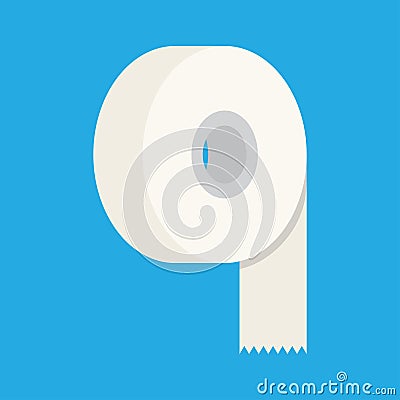 Adhesive tape flat icon Vector Illustration