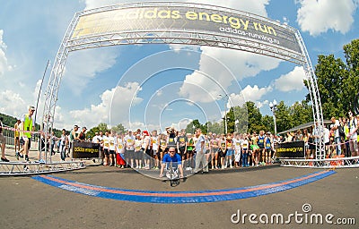 Adidas energy run Editorial Stock Photo