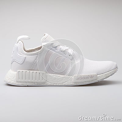 Adidas NMD R1 white sneaker Editorial Stock Photo