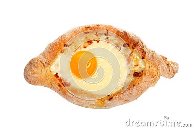 Adjarian khachapuri Stock Photo