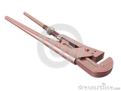 Adjustable spanner Stock Photo