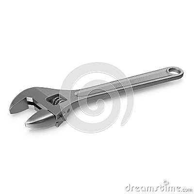 Adjustable Wrench Stock Photo