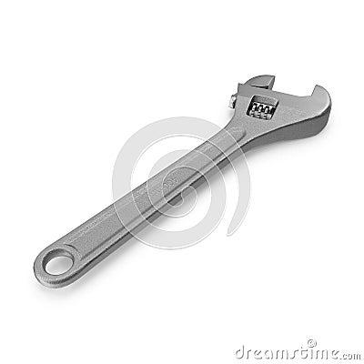 Adjustable Wrench Stock Photo